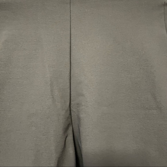 Athleta Wander Slim Stretch Ankle Pants 4P Gray Slit Hem Back Zip Side Pockets - Picture 6 of 9